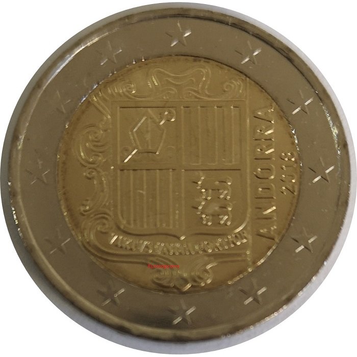 Monedas De 2 Euros Valiosas Andorra